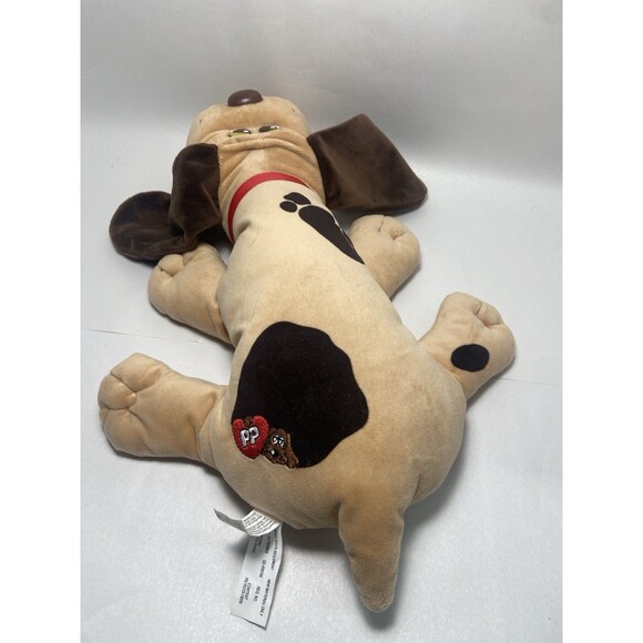 2019 Basic Fun Tan and Black Large Pound Puppies Dog 18 in Stuffed Animal Plush - Picture 2 of 6